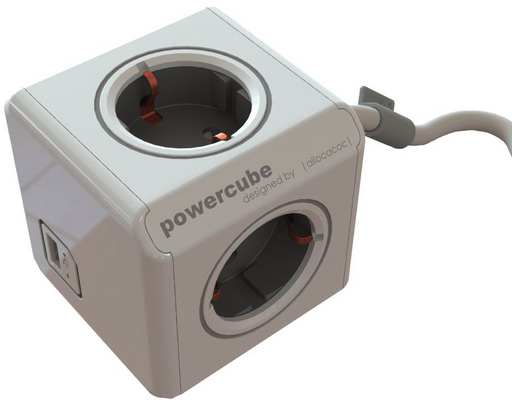 Allocacoc PowerCube Extended USB stekkerdoos