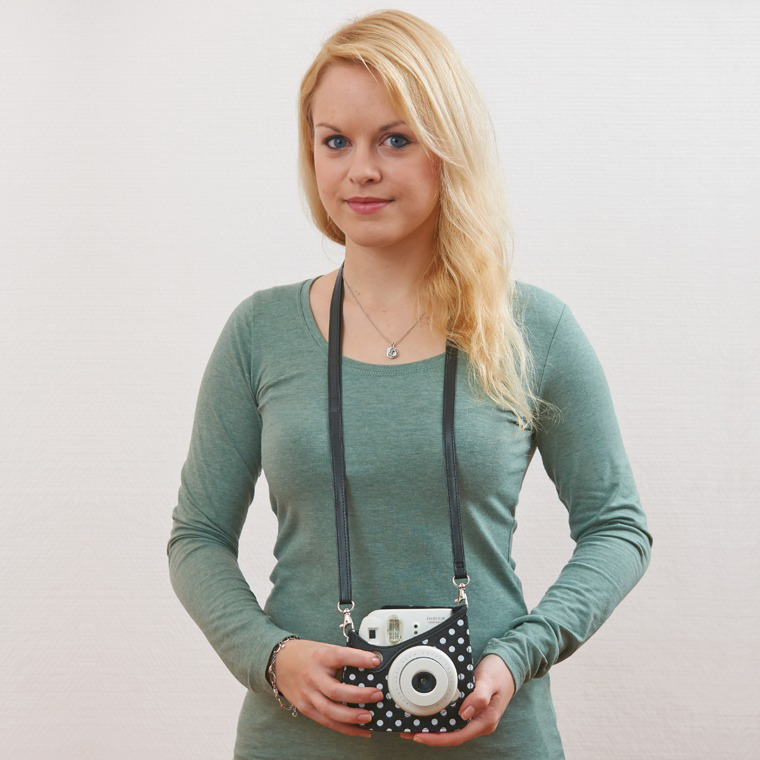 FUJIFILM 18338  Kamerataschen, Schwarz/Weiß