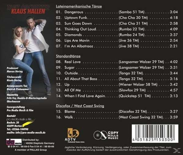 Klaus Tanzorchester Hallen - Chartbreaker For Dancing Vol.17  - (CD)