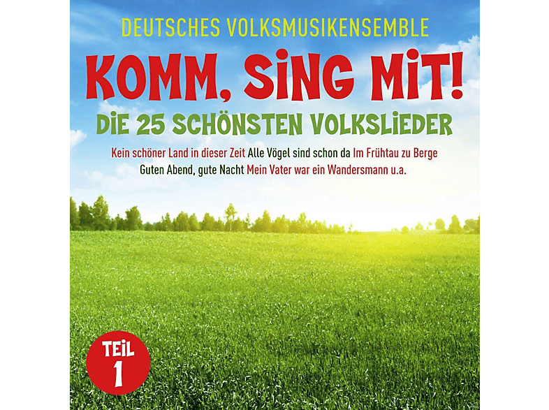 Deutsches Volksmusikensemble - Komm, Sing Mit!-Die 25 Schönsten Volkslieder 2 - (CD)