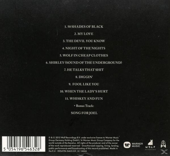 CD-Cover mit Holz-Hintergrund, Titelliste und Logos unten.