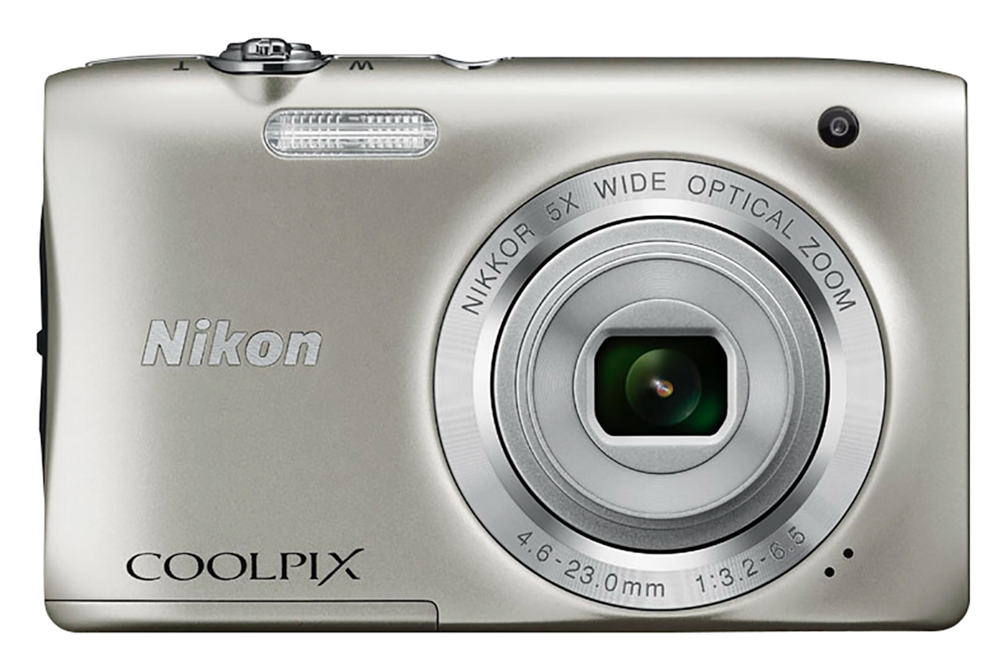 Cámara - Nikon Coolpix S2900 Plata, 20 Mp + Funda + Palo Selfie