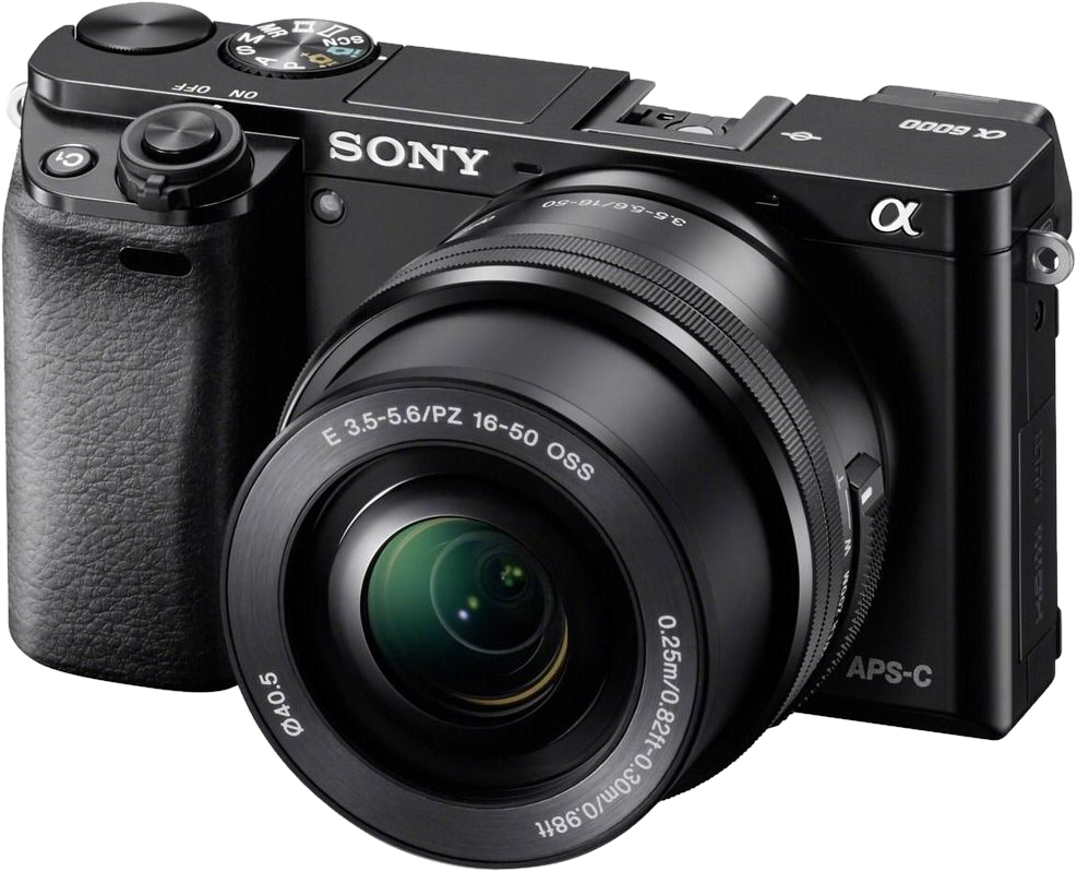 SONY ALPHA ILCE-6000 + 16-50 mm fekete kit