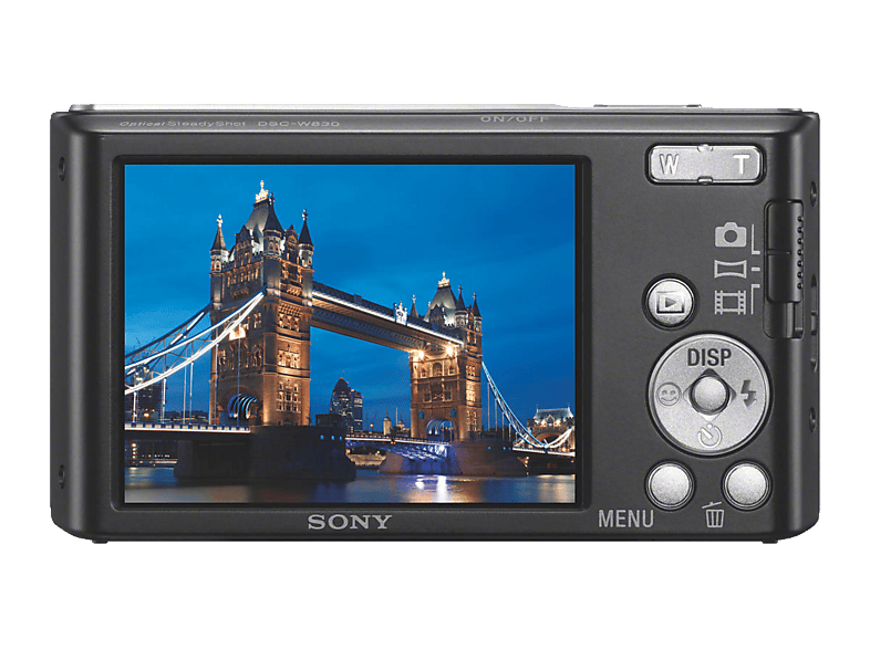 SONY Cyber-shot DSC-W830 Zeiss Digitalkamera Schwarz, 8x opt. Zoom