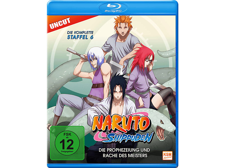 Naruto Shippuden - Staffel 6 - Die Prophezeiung und Rache des Meisters (Folge 333-363) Blu-ray