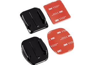 HAMA 4374 MOUNTING PLATE SET GOPRO - Befestigungsplatten für GoPro (Schwarz)