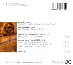 Camerate Degli Amici - La Serenissima-Kirchensonaten Aus Venedig  - (CD)