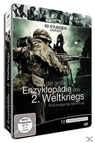 DVD-Hülle mit einem Soldaten, der ein Gewehr anvisiert. Text: Die große Enzyklopädie des 2. Weltkriegs.