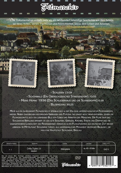 Schlesien & Riesengebirge (1900 Bis 1945) DVD
