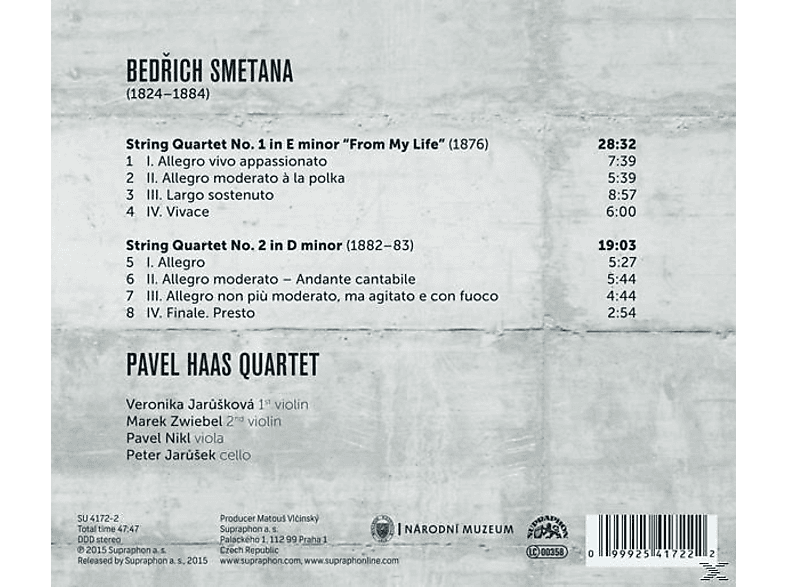 Thumbnail - Pavel Quartet Haas - Streichquartette 1 & 2 (CD)