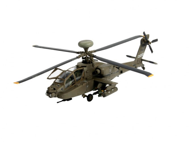 REVELL 64046 AH-64D Mehrfarbig Apache, Longbow