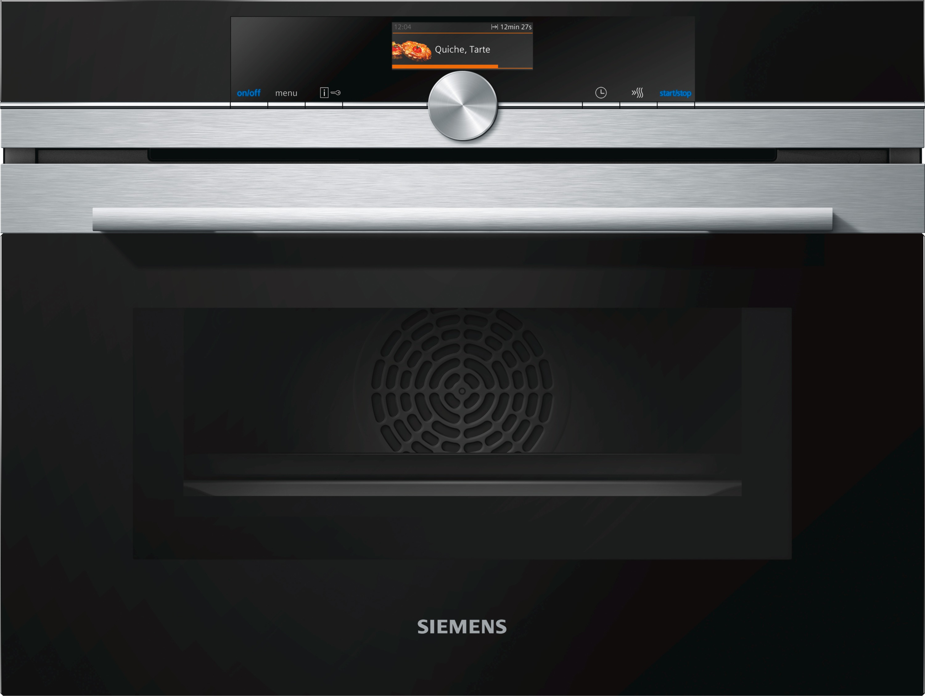 SIEMENS CM636GNS1, Backofen mit Mikrowelle (Einbaugerät, 45 l, 594 mm breit), iQ700
