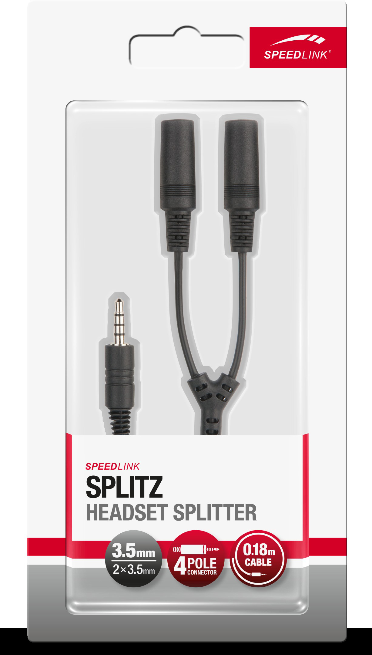 SPEEDLINK Splitz, schwarz