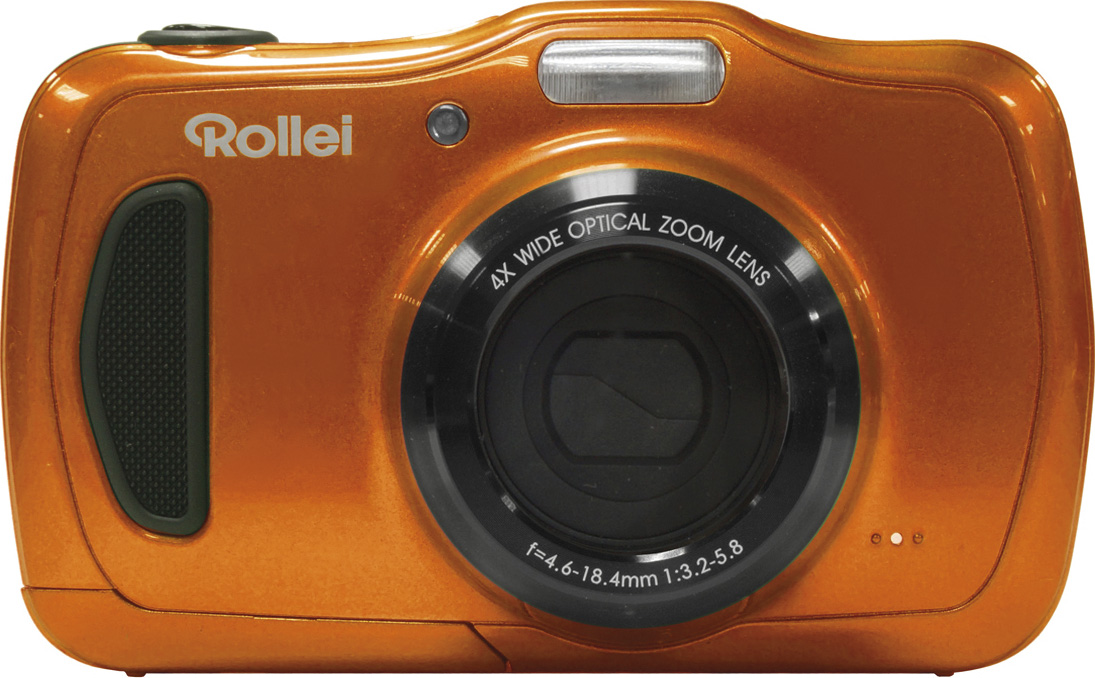 Zoom, ROLLEI Digitalkamera 100 Orange, , Sportsline 4x LCD-Panel opt.