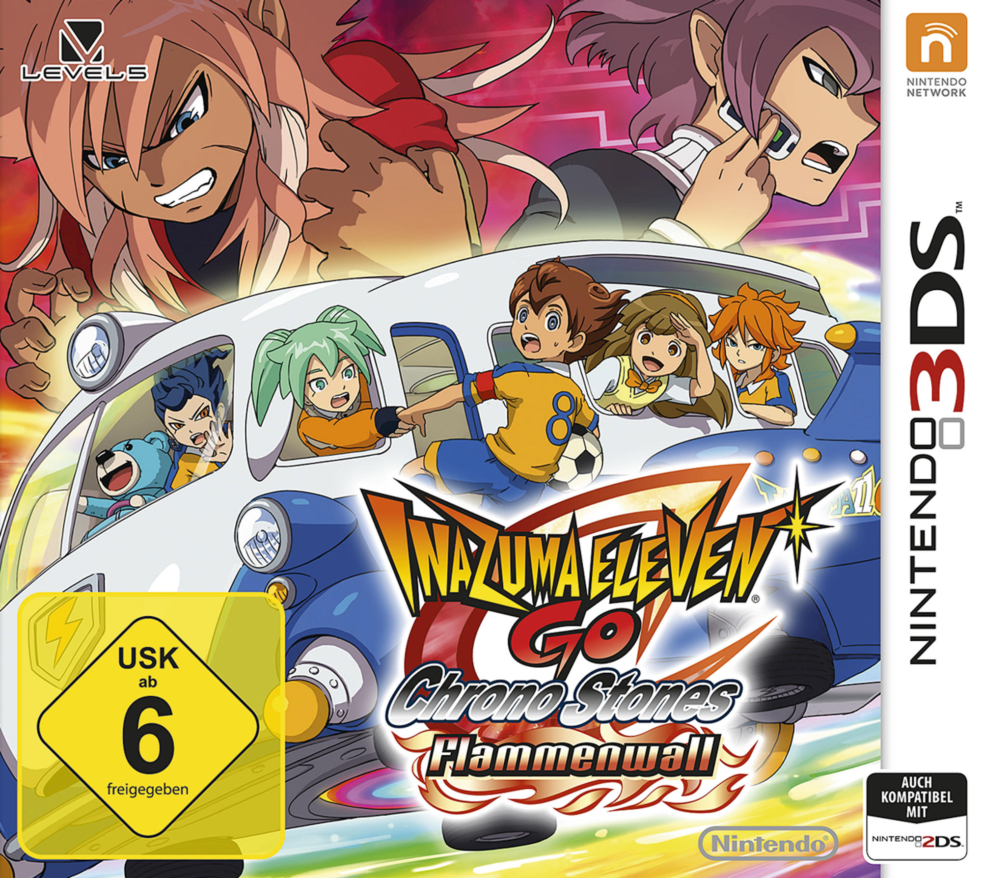 Inazuma Eleven GO Chrono Stones: Flammenwall - [Nintendo 3DS]