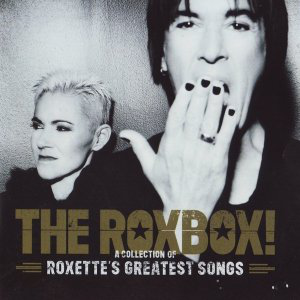 A Roxette Greatest Songs album borítója. Fekete-fehér kép két emberről szöveggel.