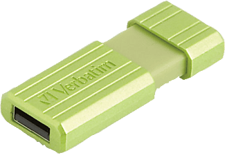 VERBATIM 49070 Pinstripe USB-Stick USB 2.0 Grün USB-Stick, 16 GB, 12 MB/s, Eukalytpusgrün