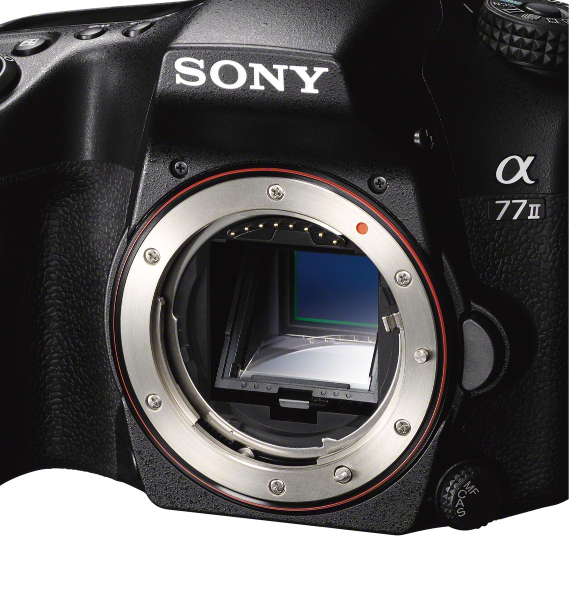 SONY Alpha 77 M2 Body (ILCA-77M2) Spiegelreflexkamera, 24,3 Megapixel, Full-HD, WLAN, Schwarz