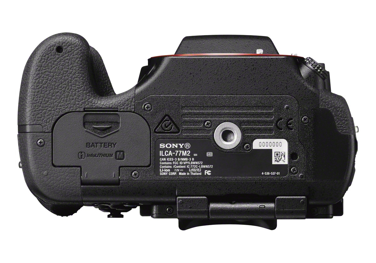 SONY Alpha 77 M2 Body (ILCA-77M2) Spiegelreflexkamera, 24,3 Megapixel, Full-HD, WLAN, Schwarz