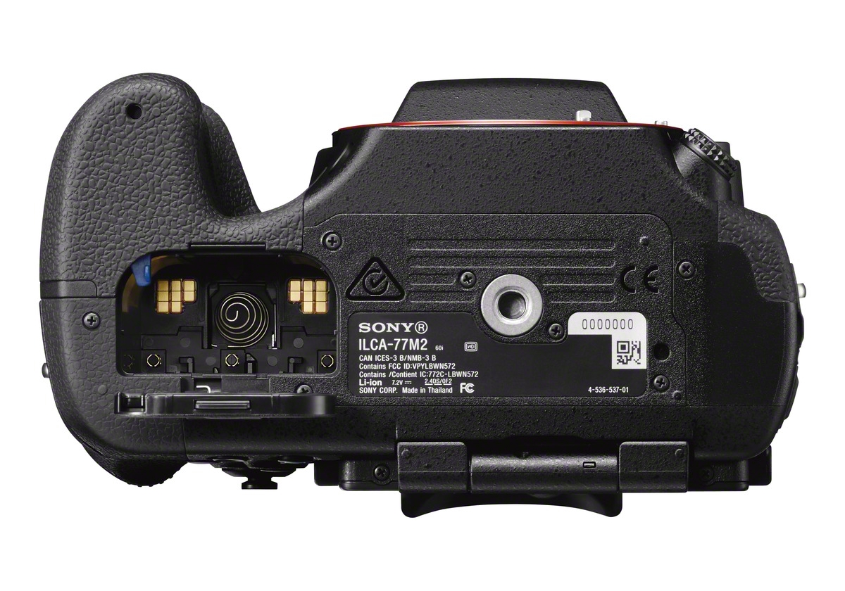 SONY Alpha 77 M2 Body (ILCA-77M2) Spiegelreflexkamera, 24,3 Megapixel, Full-HD, WLAN, Schwarz