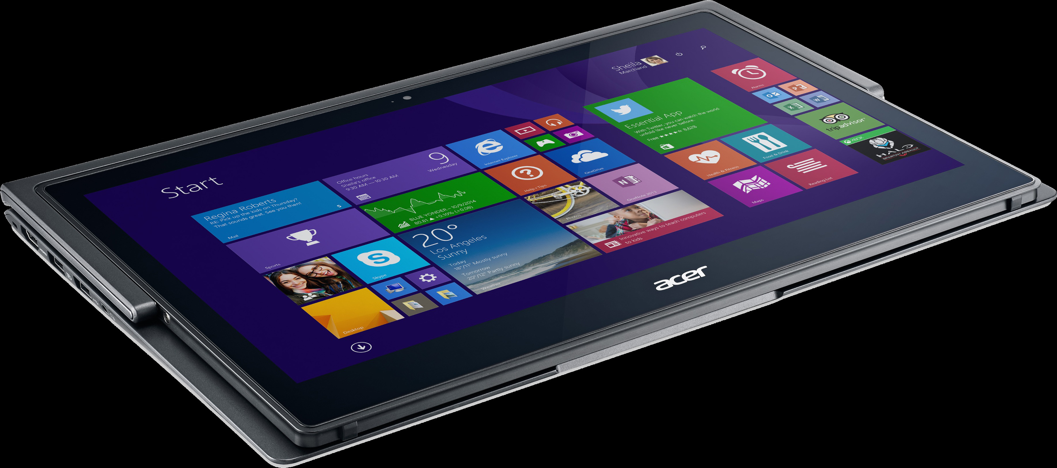 ACER Aspire R13 R7-371T-56W8 (NX.MQQEG.004) 2in1 Notebook, 13,3 Zoll, Intel® Core™ i5-5200U Prozessor
(3M Cache, bis zu 2.70 GHz), 4 GB, 256 GB SSD