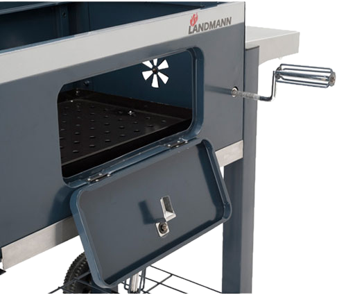 LANDMANN 31400 DORADO faszenes grillkocsi