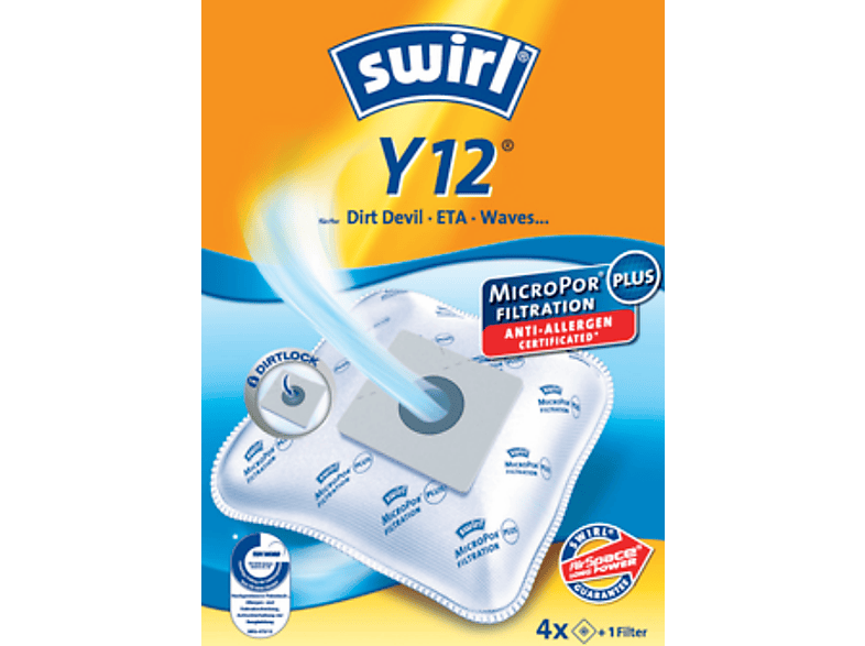 SWIRL Sacs aspirateur (SZZ/Y12 MP PLUS EU14)