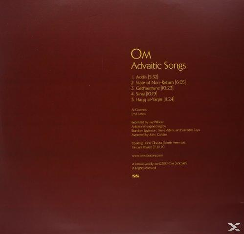 Om - Advaitic Songs  - (Vinyl)