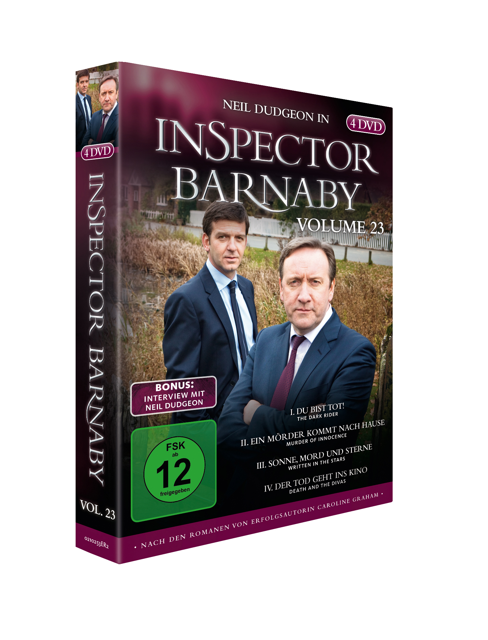 DVD-Box-Set mit zwei Männern. Der Titel lautet 'Inspector Barnaby'.