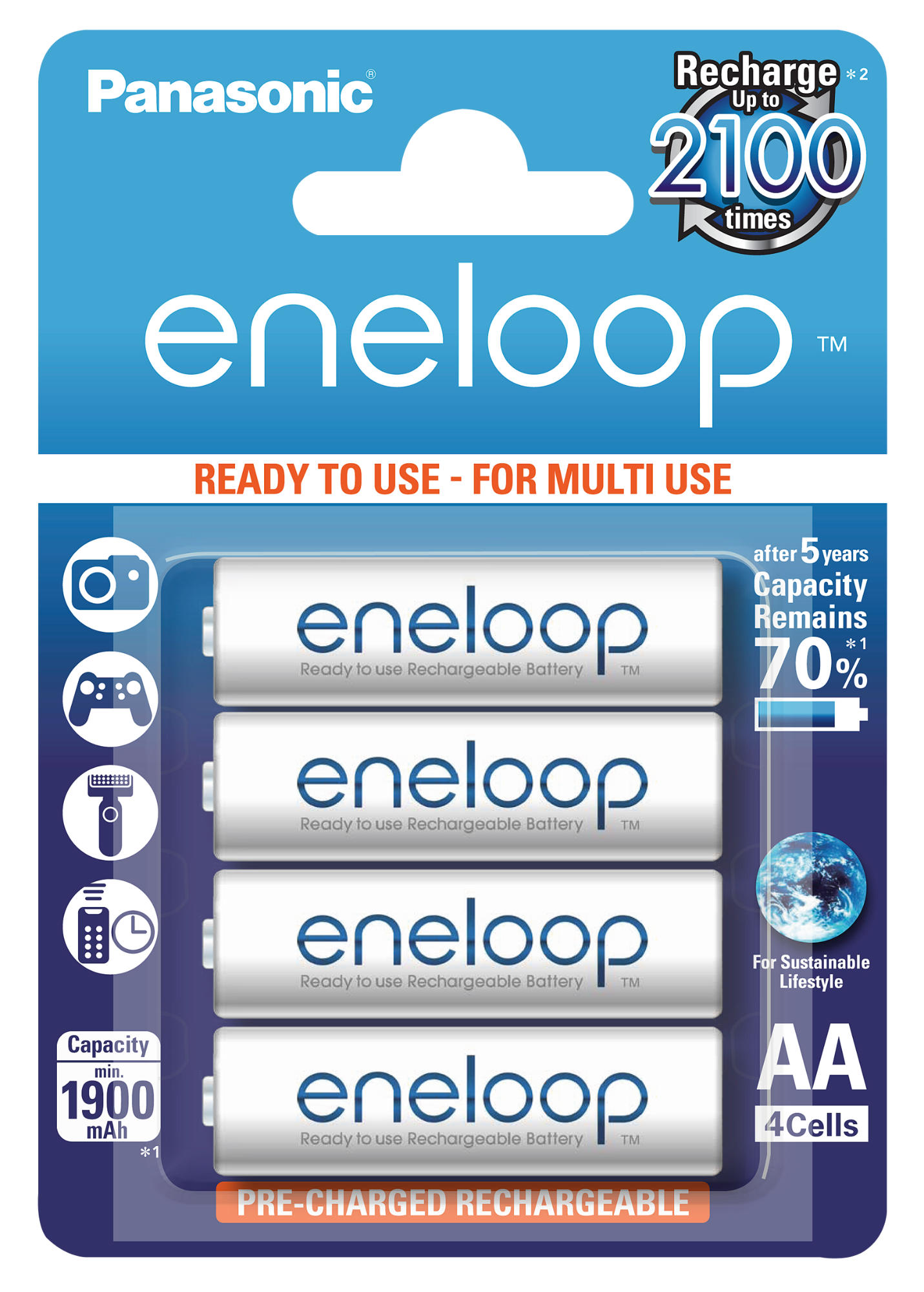 Akumulator PANASONIC Eneloop R6 AA 2000mAh 4szt.