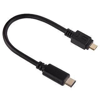 HAMA Câble adaptateur USB type C 135713, doré, 0.15 m - Câble d'adaptateur USB, 0.15 m, Noir