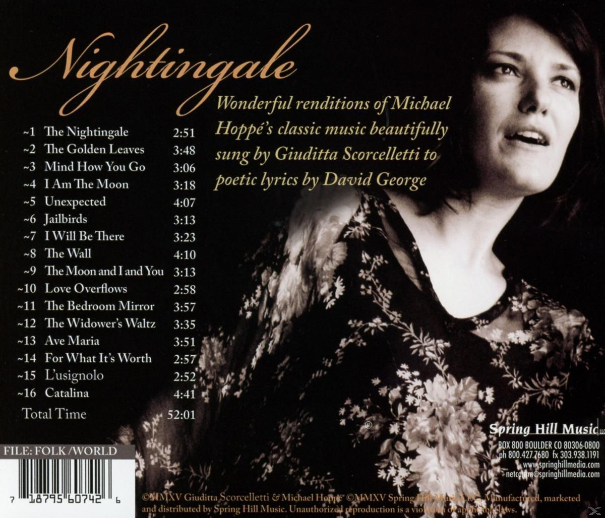 Giuditta Scorcelletti - Nightingale (Featuring The Mus  - (CD)