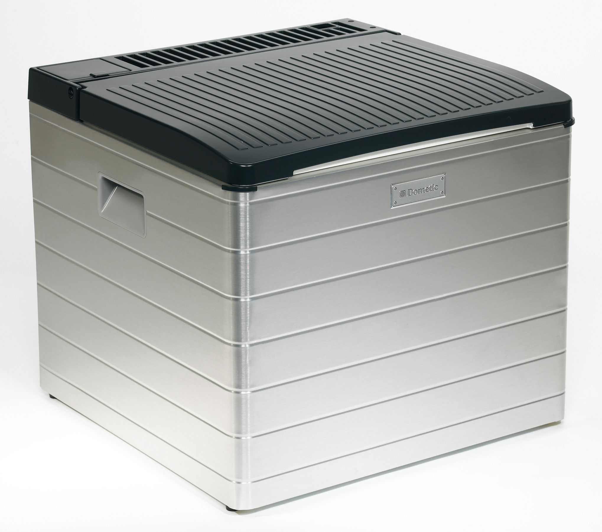 DOMETIC RC 2200 EGP Kühlbox (41 l, 12V Anschluss, Aluminium/Schwarz)