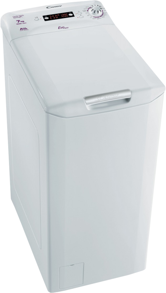 CANDY EVOGT 12072D3/1-S felültöltős mosógép 