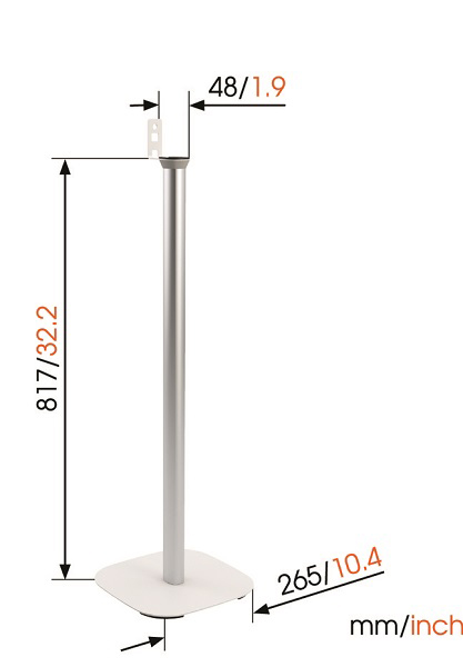 VOGEL´S Sound 4301 Standfuß, Weiß