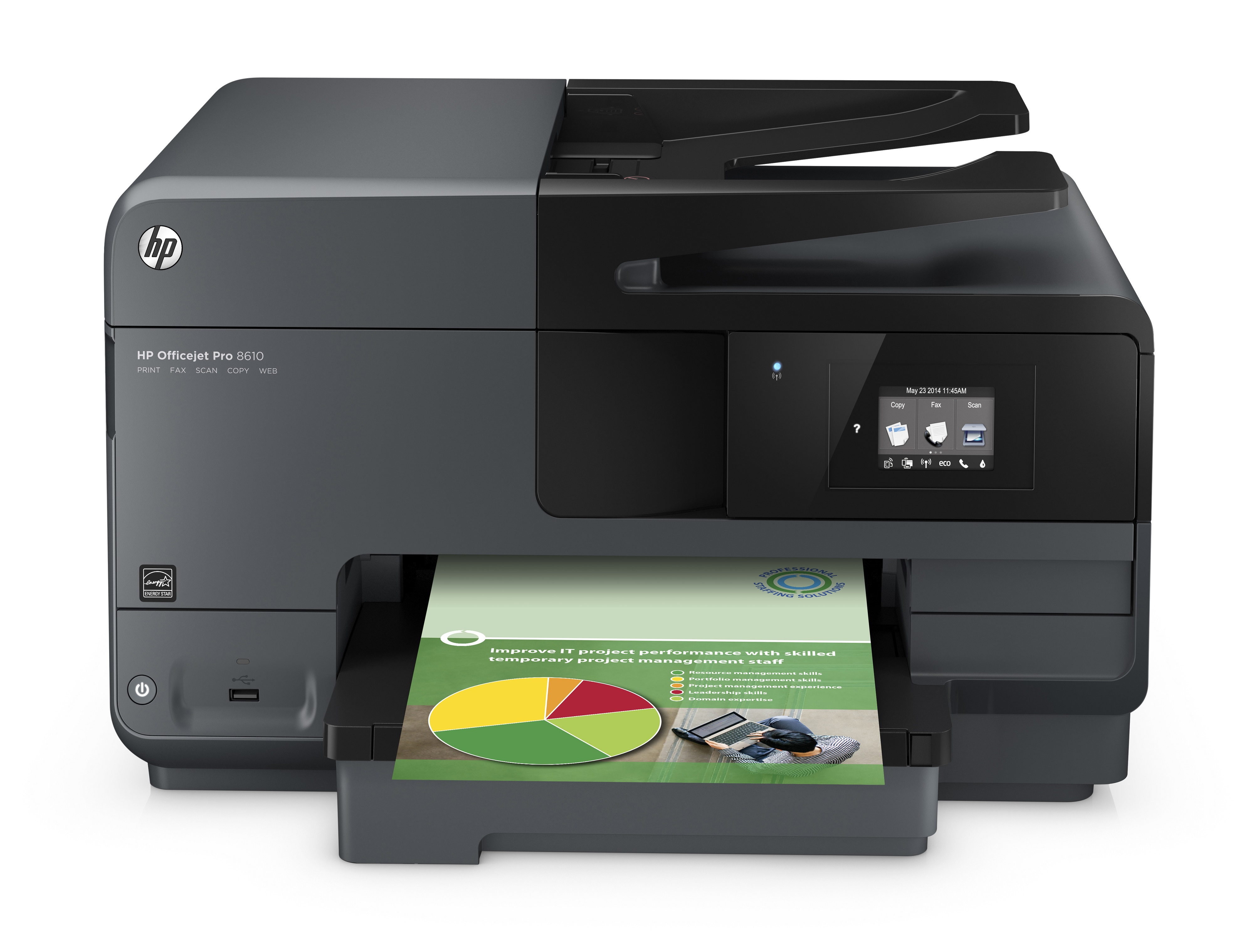 HP Officejet Pro 8616 e-All-in-One Printer+ HP 950 Schwarz Original Tintenpatrone 4-in-1 Tinten-Multifunktionsdrucker