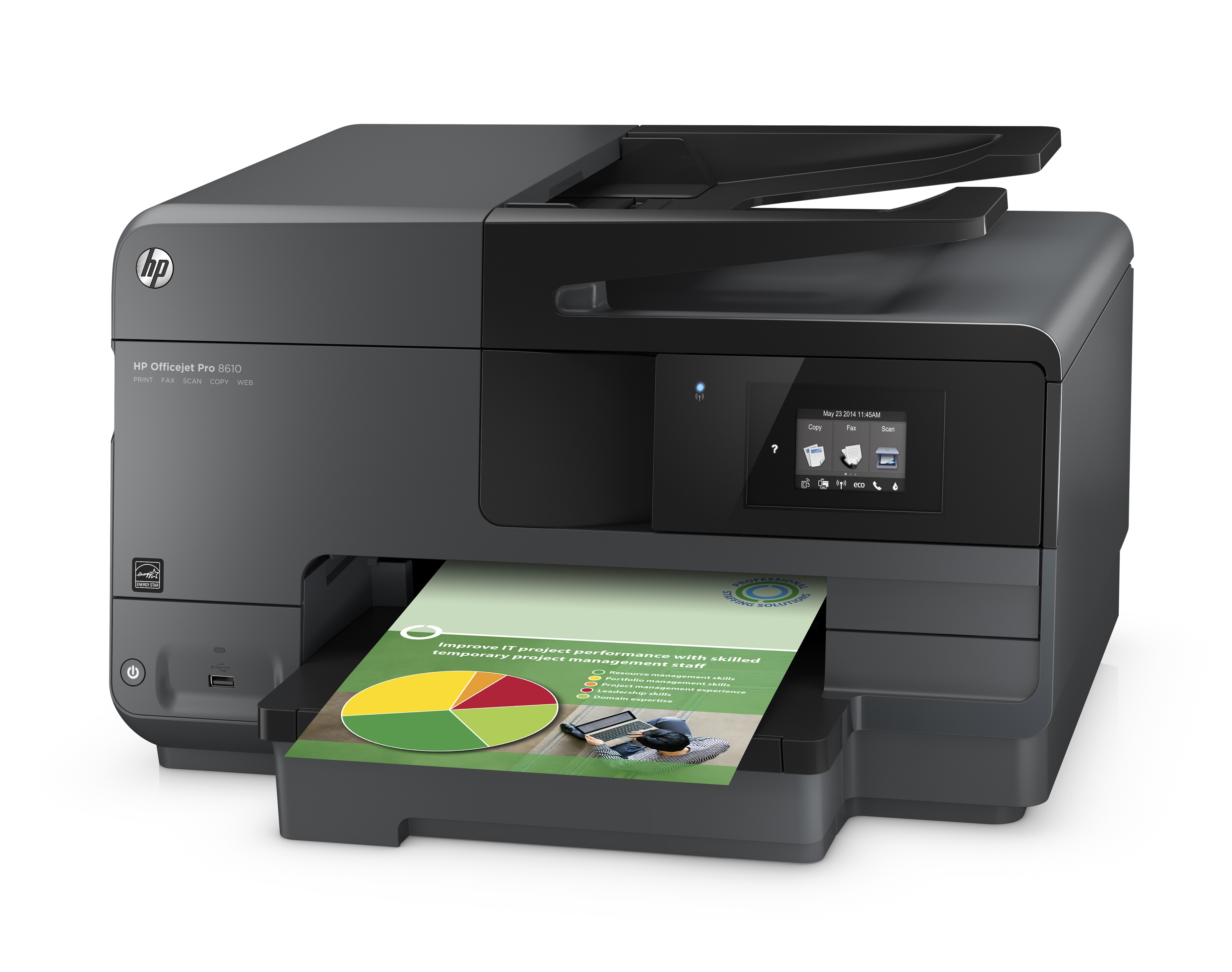 HP Officejet Pro 8616 e-All-in-One Printer+ HP 950 Schwarz Original Tintenpatrone 4-in-1 Tinten-Multifunktionsdrucker