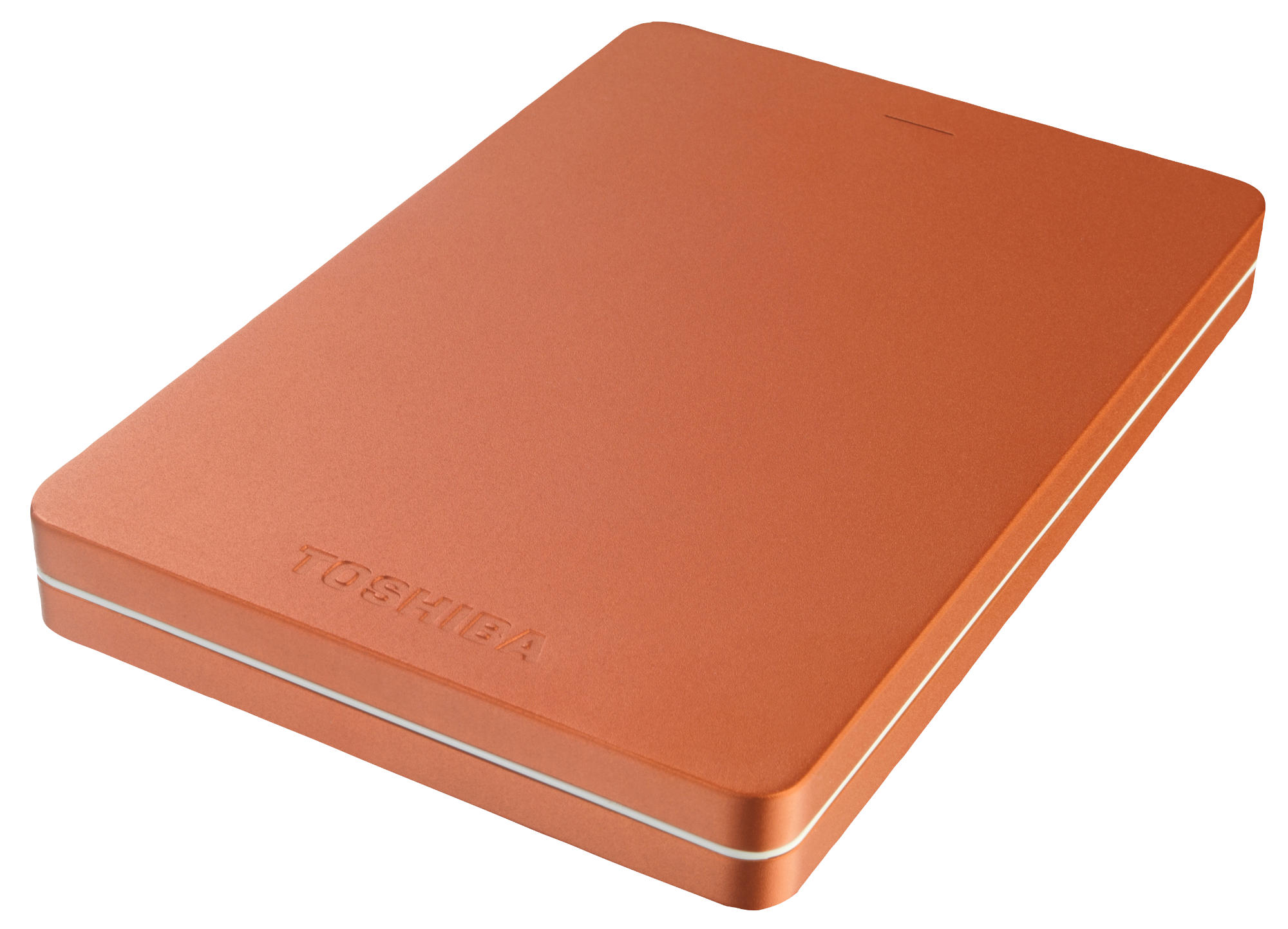 Disco duro 2TB - Toshiba Canvio Alu rojo metalizado de 2.5 pulgadas