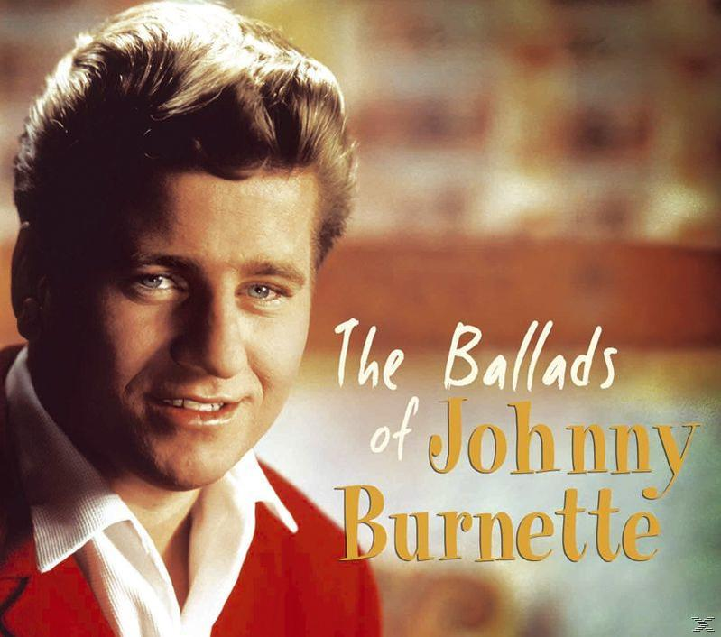 Album borítója egy mosolygó férfival, 'The Ballads of Johnny Burnette' felirattal.