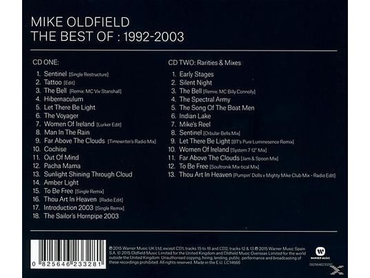 Mike Oldfield - The Best Of: 1992-2003  - (CD)