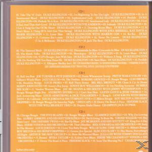 Rückseite einer CD-Hülle mit Songtiteln auf gelbem Hintergrund.