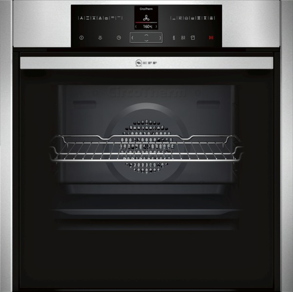 NEFF BVR 5522 N - B55VR22N0, Einbaubackofen (Einbaugerät, 71 l, 596 mm breit), Slide&Hide, Dampfgarfunktion