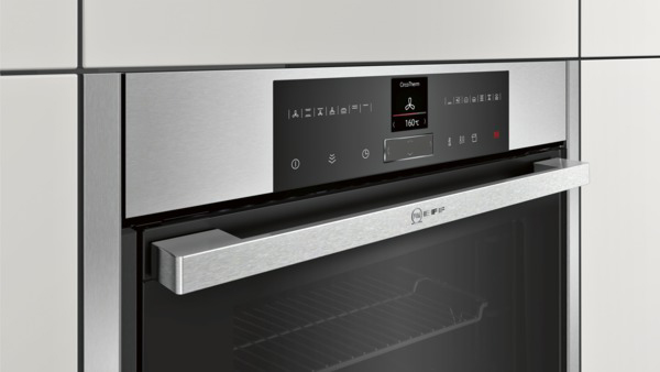 NEFF BVR 5522 N - B55VR22N0, Einbaubackofen (Einbaugerät, 71 l, 596 mm breit), Slide&Hide, Dampfgarfunktion