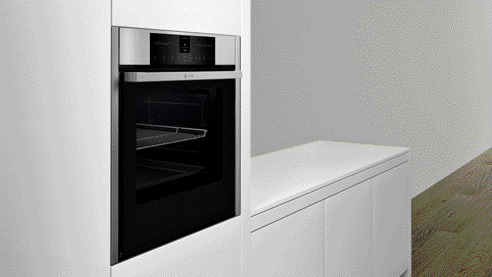 NEFF BVR 5522 N - B55VR22N0, Einbaubackofen (Einbaugerät, 71 l, 596 mm breit), Slide&Hide, Dampfgarfunktion