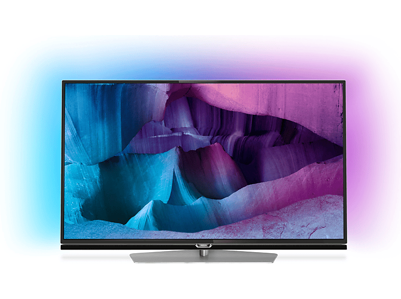 Led Tv Philips 49puk7150 Led Tv Flat 49 Zoll 123 Cm Uhd 4k 3d Smart Tv Ambilight Android Tv Mediamarkt