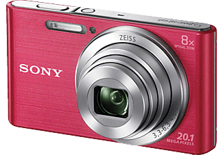 SONY Kompaktkamera DSC-W830 mit optischem 8fach-Zoom, rosa