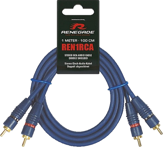 RENEGADE REN1RCA 1 méter RCA kábel