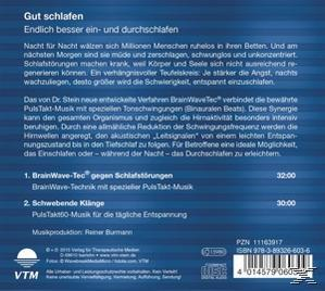 Stein Arnd - Gut Schlafen-Besser Ein-& Durchschlafen  - (CD)