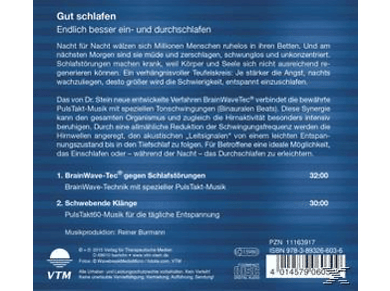 Thumbnail - Stein Arnd - Gut Schlafen-Besser Ein-& Durchschlafen (CD)