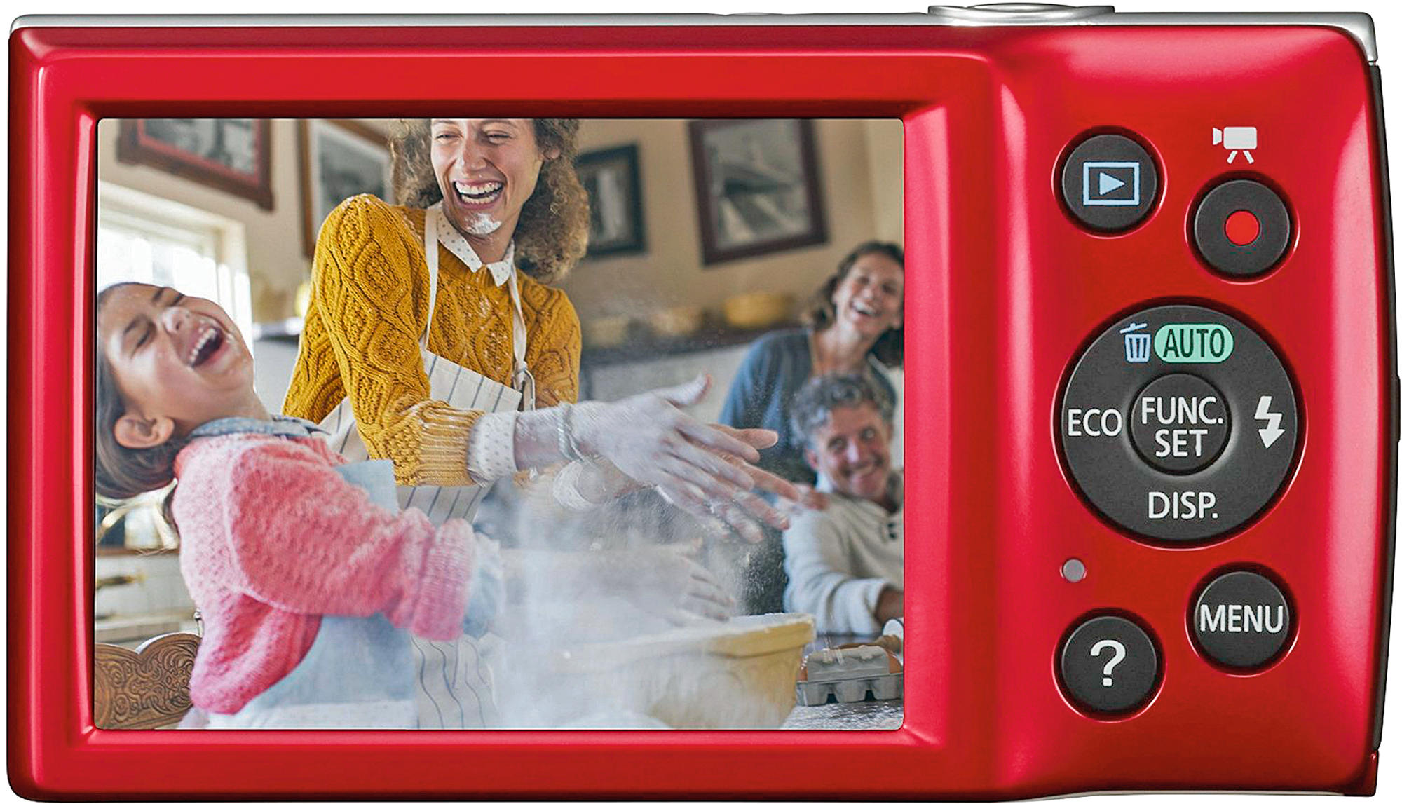 CANON IXUS 160 20 MP Dijital Kompakt Fotoğraf Makinesi Kırmızı